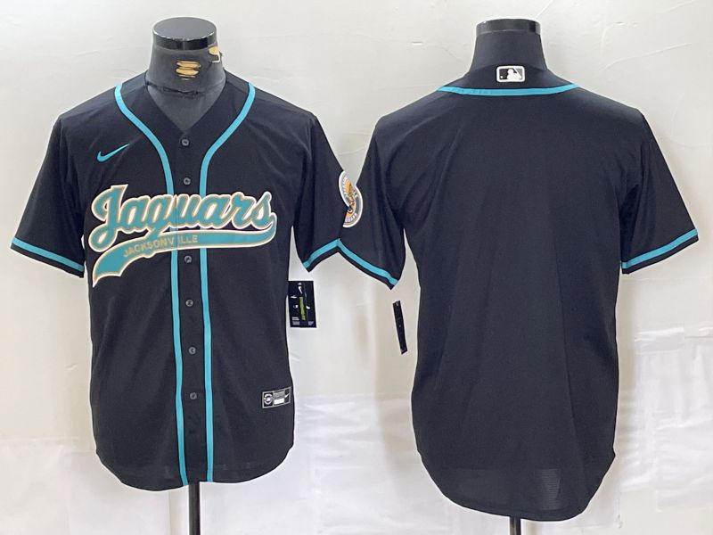 Men Jacksonville Jaguars Blank Black Joint Name 2024 Nike Limited NFL Jersey style 4->jacksonville jaguars->NFL Jersey
